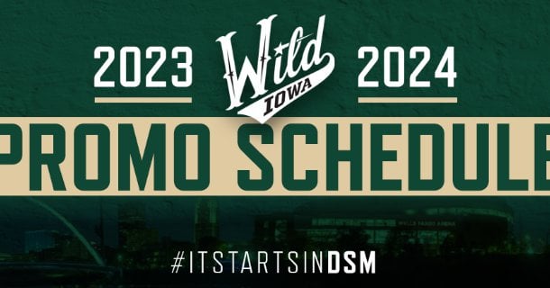 Iowa Wild Promotion Schedule