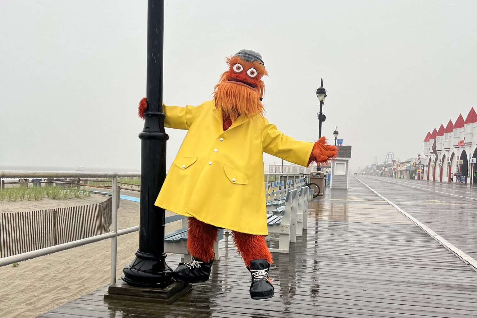 ‘Cute, furry, and sexy’: Gritty is making a wall calendar, with proceeds going to charity