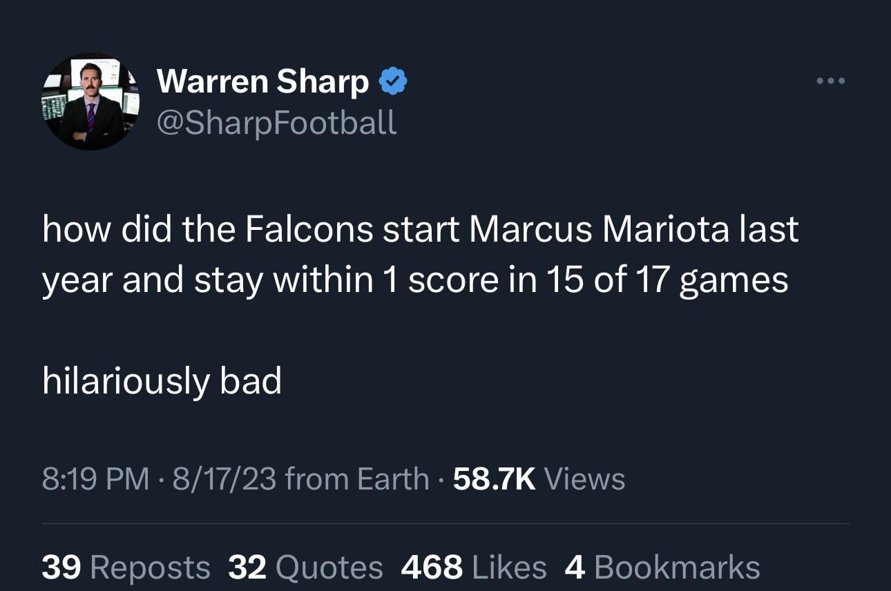 Eagles fans (and the world) are finally seeing what we had to deal with last season with Mariota.