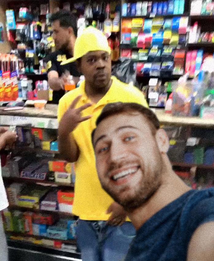 Look who I ran into at the gas station!