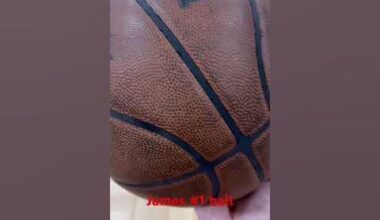 What NBA leather ball looks like after 3 months of continuous use