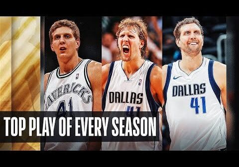 [NBA@YouTube] Dirk Nowitzki's Best Play of Each Season In His NBA Career!