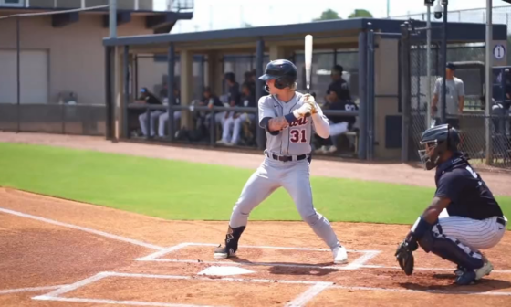 Tigers' 1st rounder, and 3rd overall selection in the 2023 MLB Draft, Max Clark went 2-for-2 today with a double in the 1st and single in the 2nd before being pulled from the game as a result of getting overheated.