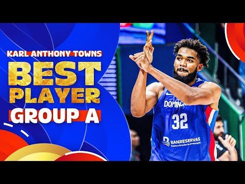Karl Anthony Towns 🇩🇴 | Best Player Group A | FIBA Basketball World Cup 2023