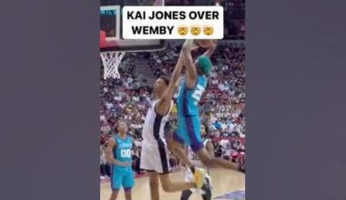 Wemby just got his welcome to the NBA😳