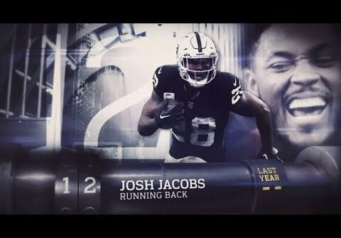 #12 Josh Jacobs RB Raiders NFL top 100