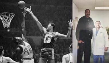 On this date in 1936, a legend was born. Happy Birthday Wilt Chamberlain! Old photo but it was such a pleasure to have met him.