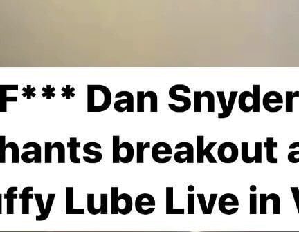 Barstool DMV on Instagram: ‘F Dan Snyder’ chants at Jiffy Lube Live concert.