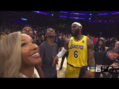 Lebron breaks the All-time Scoring Record (Full Sequence)