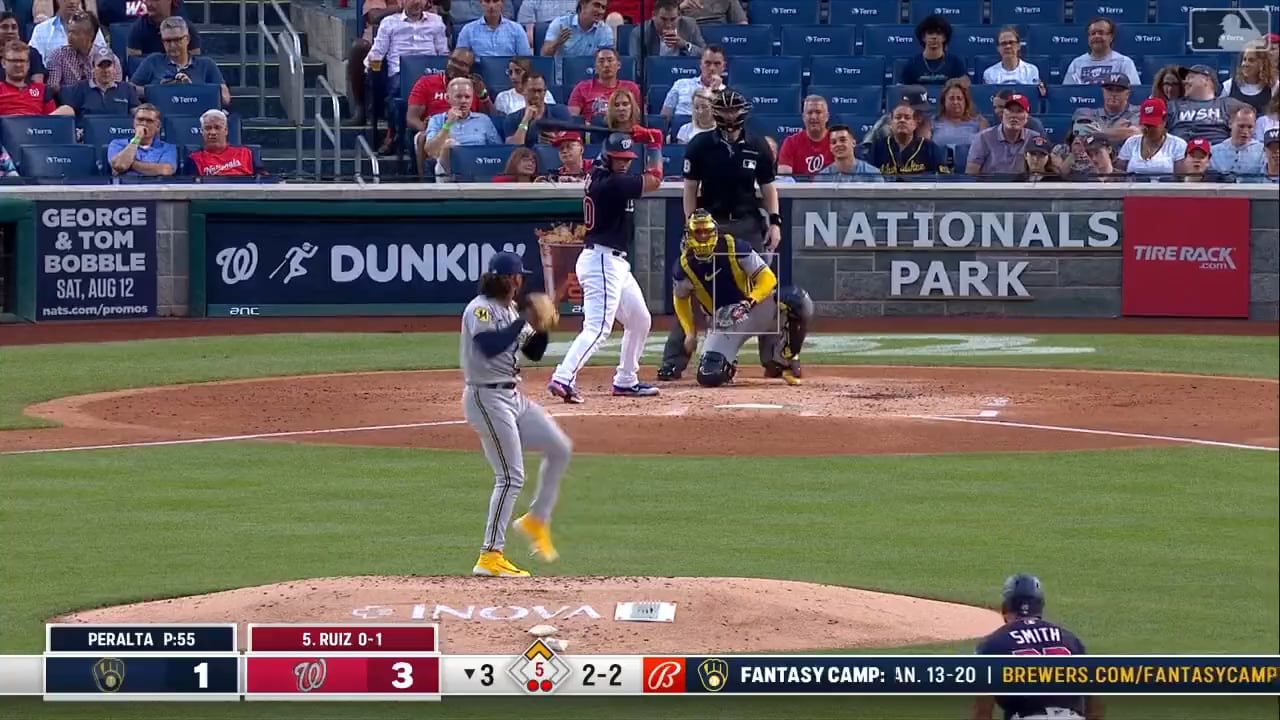 A 93-mph cannon from Sal Frelick, his second assist of the game & third of his career.