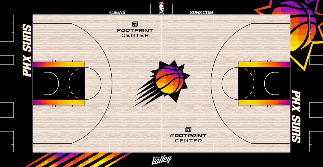 Part two of my court concept series: An alternate court inspired by the statement jerseys (also included my part 1 court for anyone who’s missed it)