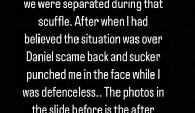 Canadian race car driver Zach Claman DeMelo alleges he was assaulted by Red Wings player Daniel Sprong in an Instagram story post.