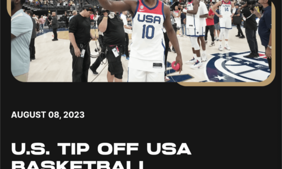 Every time see anything team USA basketball, it has been a picture of Ant. He's really becoming the next face of the league.
