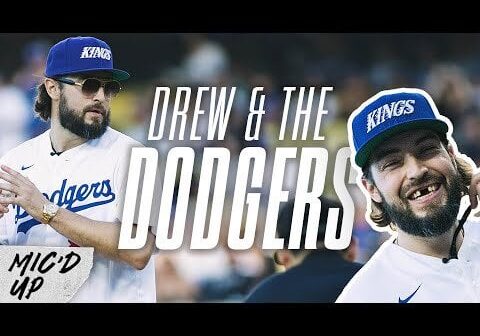 Drew Doughty takes on the Dodgers Game for Kings Night! | Mic'd Up! with the LA Kings