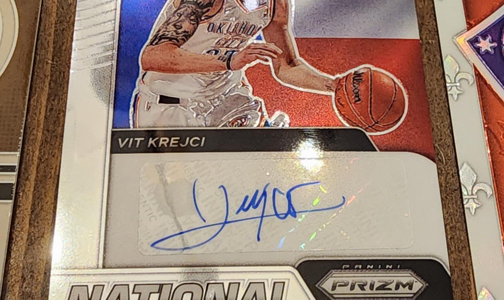 Lol check out this card I pulled from a Chronicles hobby box