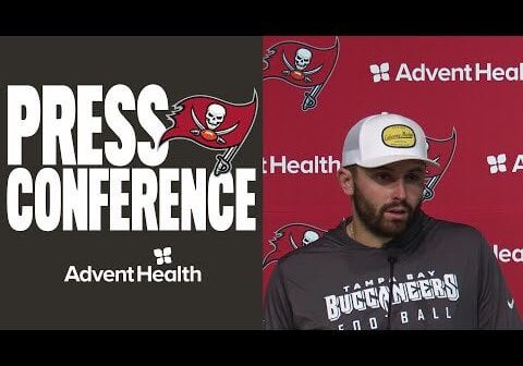 Baker Mayfield on Becoming Bucs Starting Quarterback, 'Lead Like I Know How' | Press Conference