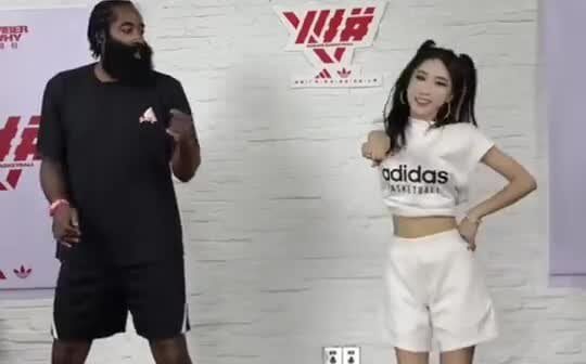 James Harden showing off his Sweet Dance Moves in China