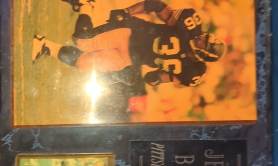 Jerome "The Bus" Bettis Plaque and Card