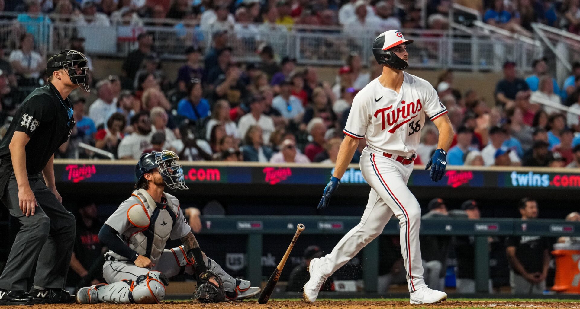 [Park] Wallner, on the bat drop: “I just knew. I knew it was gone. Not going to toss the bat. A little simple bat drop is kind of what I’ve got.”