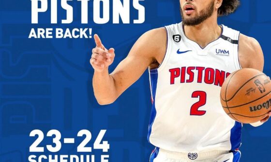 Pistons 2023-2024 Schedule