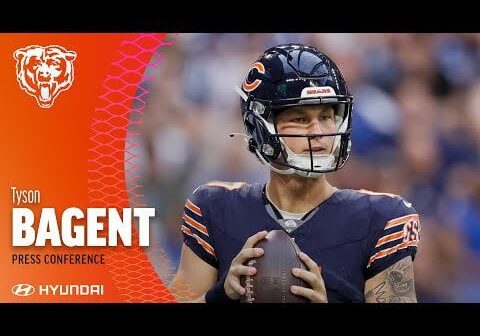 Tyson Bagent on performance against Colts | Chicago Bears