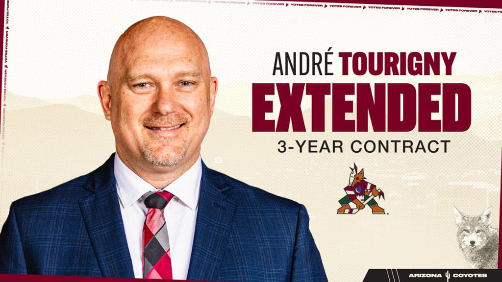 Coyotes Announce 3-Year Contract Extension for Head Coach André Tourigny