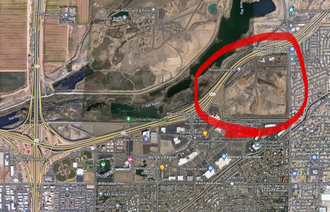 Reports say Alma School and Loop 202, this parcel?
