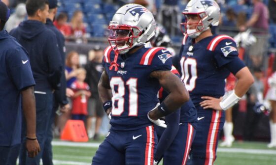 [Golson] Per source, New England Patriots offensive coordinator Bill O’Brien has referred to rookie WR Demario Douglas is “the most advanced young wideout (he’s) ever coached”. O’Brien also compared his route running and work ethic to DeAndre Hopkins.