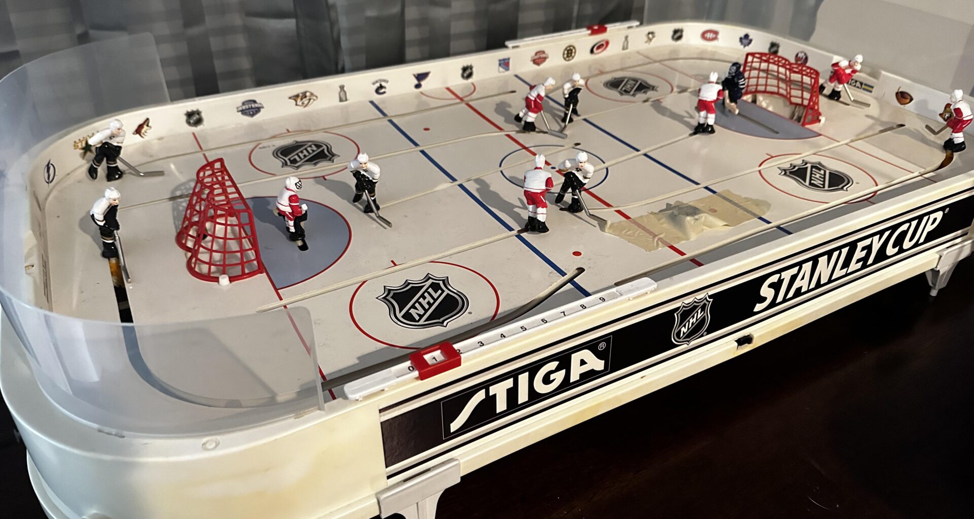 I recently took it my sisters wedding after party and we played 2v2 and it took 30 to 45 mins a game against some “tough customers”that night! And anybody to overly competitive i.e. rough/drunk got 10 minute majors and was ejected! Enjoy the nostalgia!