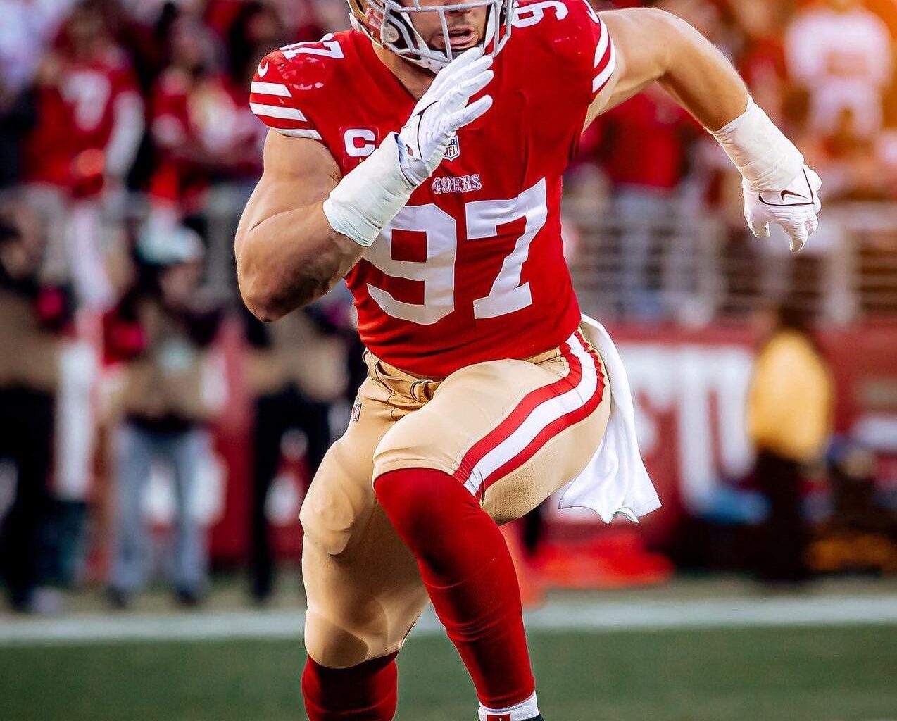[OurSF49ers] Nick Bosa comes in at #4 in the #NFLTop100 players list