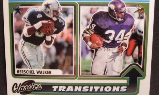 Panini really made a card about the Herschel Walker trade.