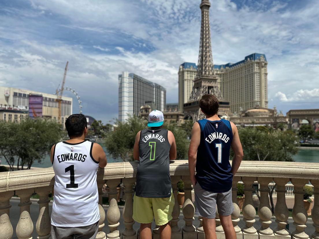 Representing in Vegas.