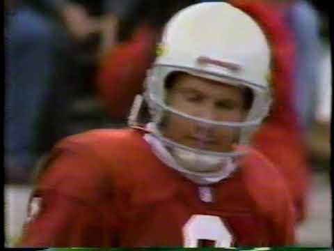 One of my favorite Redskin memories. I’ve been searching for this clip for years. The Skins are up 34-3 when this play happens.