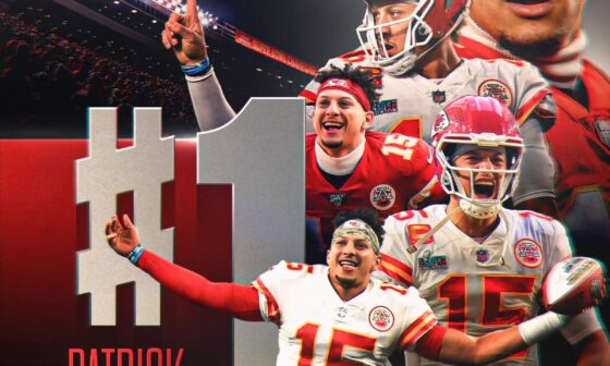 Patrick Mahomes is the NFL’s #1 player in the top 100 list