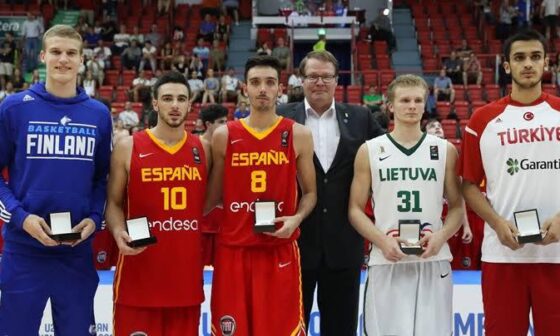 Lauri Markkanen and Omer Yurtseven - All Star Five (FIBA U20 European Championship 2016-Helsinki)