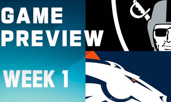 Las Vegas Raiders vs. Denver Broncos | 2023 Week 1 Game Preview