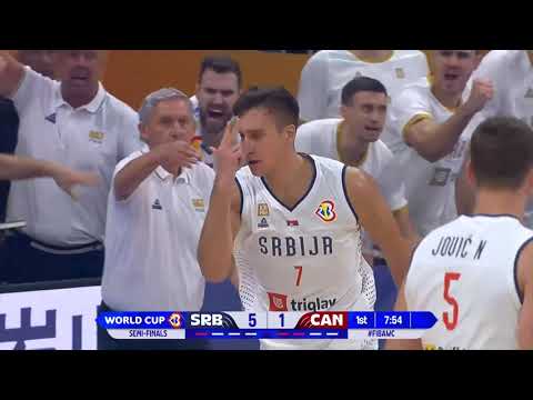 Bogdan Bogdanovic Drops 23 Tp Lead  Serbia To The #FIBAWC Finals!