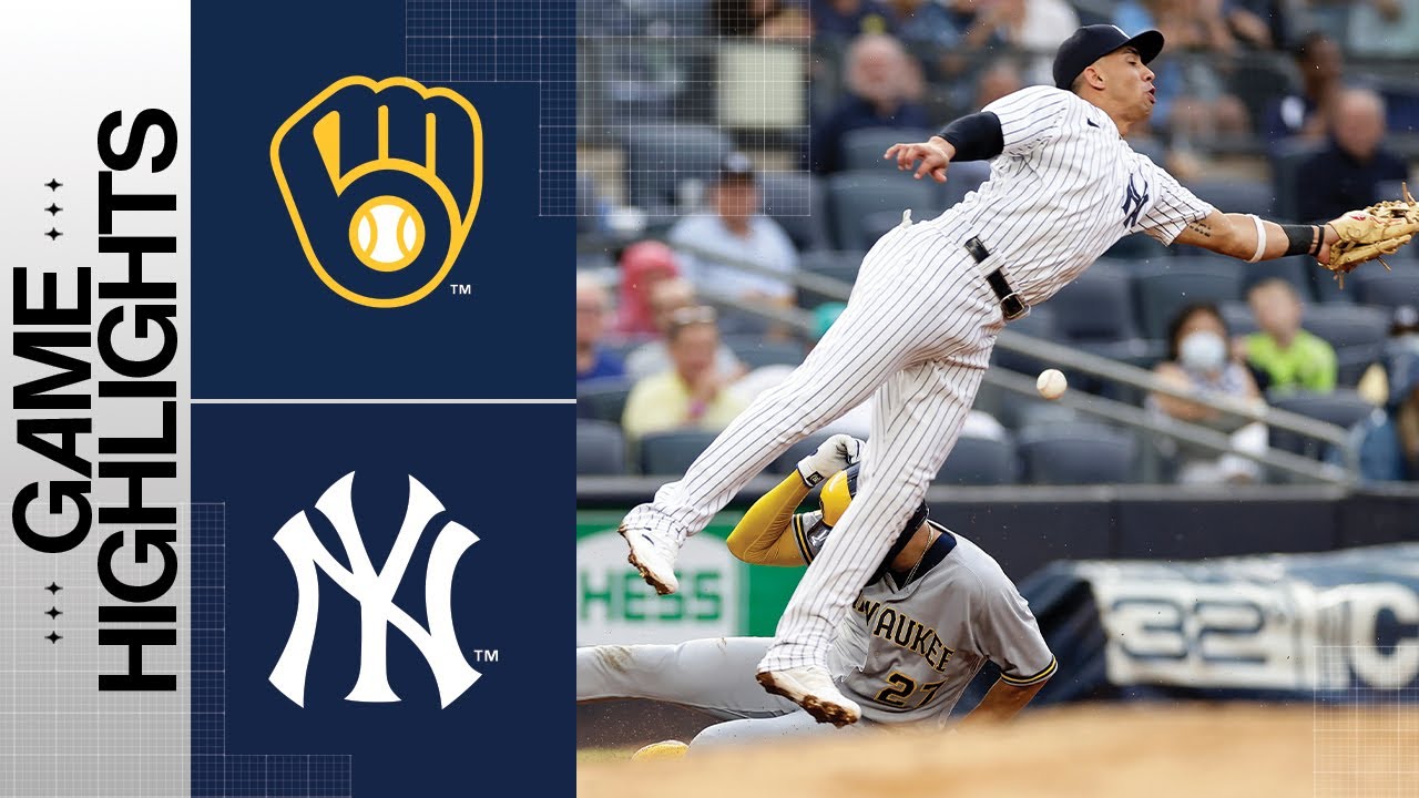 Brewers vs. Yankees Game Highlights (9/9/23) | MLB Highlights