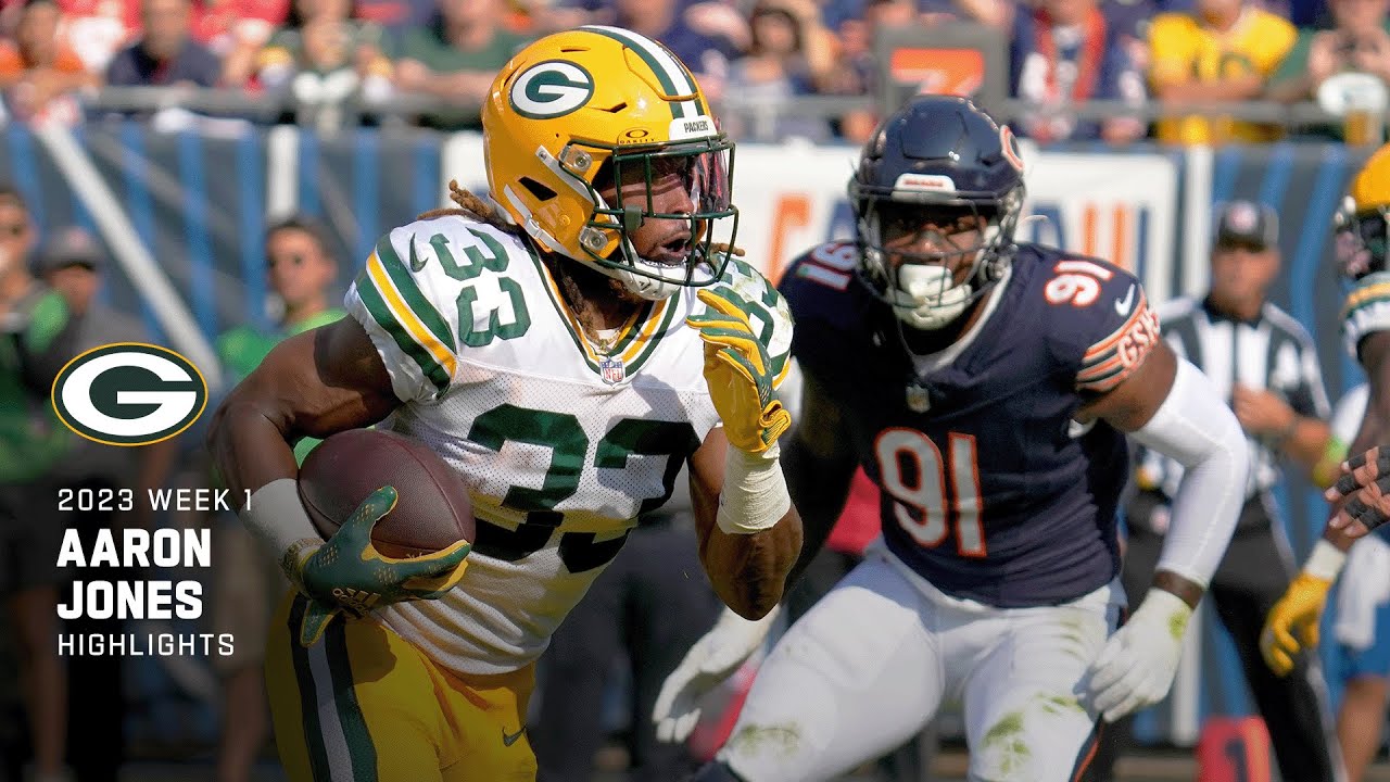 Aaron Jones' best plays from 2-TD game vs. Bears | Week 1