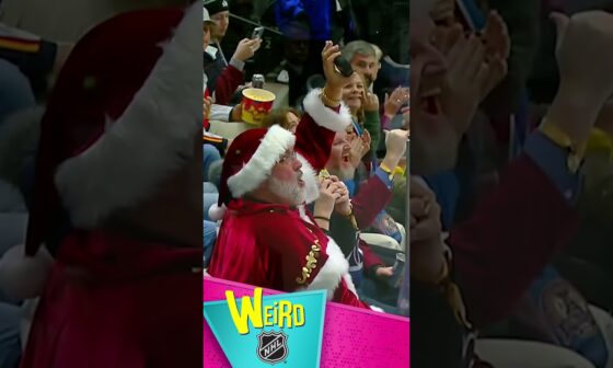 A Gift for Santa 🎅🏻🎁 | Weird NHL #shorts