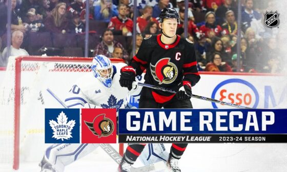 Maple Leafs @ Senators 9/24 | NHL Highlights 2023