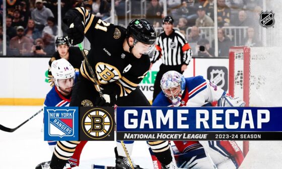 Rangers @ Bruins 9/24 | NHL Highlights 2023