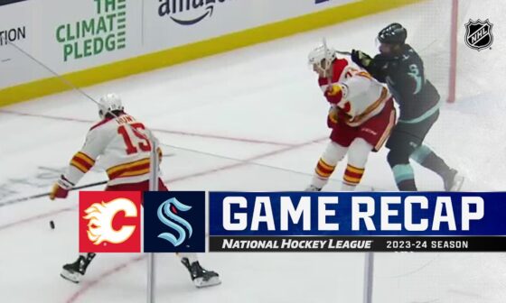 Flames @ Kraken 9/25 | NHL Highlights