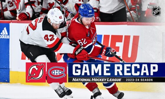 Devils @ Canadiens 9/25 | NHL Highlights 2023