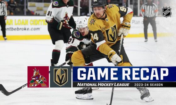 Coyotes @ Golden Knights 9/29 | NHL Highlights 2023