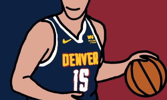 Jokić drawing (repost because mod thought I stole it)