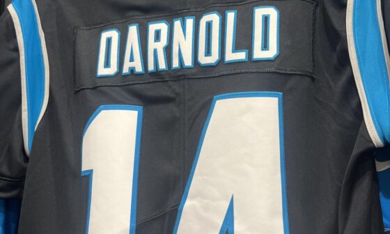 STITCHED Sam Darnold jersey in Dick’s sporting goods (Hickory)