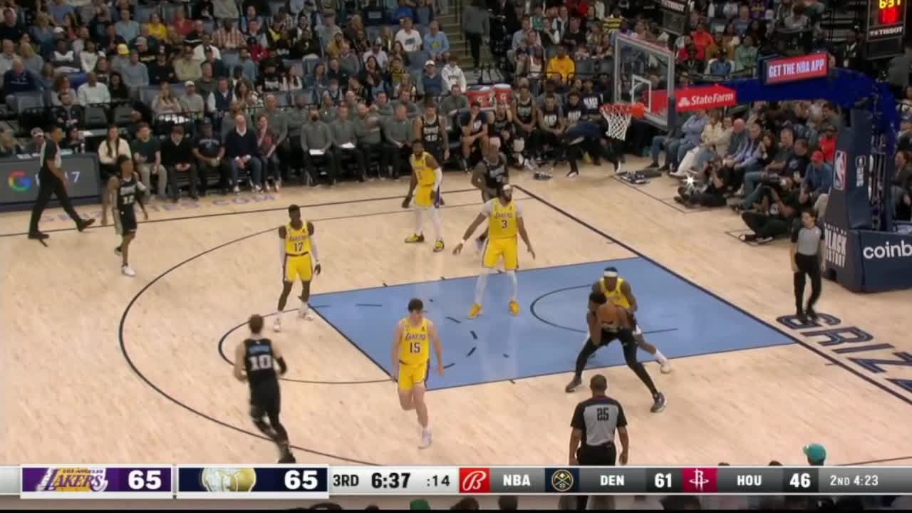 Jaren Jackson Jr. Post-Up Offence and Screening