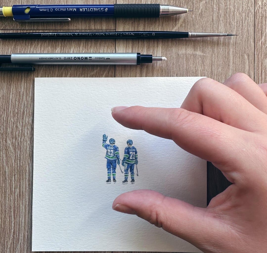 A tiny duo to share with you this time.