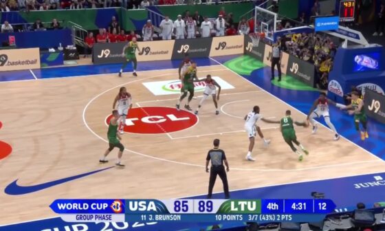 Lithuania Shot Lights Out and Team USA Suffered Defeat. But It Was Team USA's Desperate Play That Made It A Game.